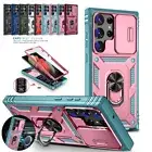 For Samsung Galaxy S24 S23 S22 S21 S20 FE Ultra Case Shockproof Ring Stand Cover