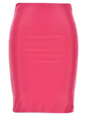 [The Attico] The Attico-Lycra Miniskirt Beachwear Fucsia-Donna S Fuchsia