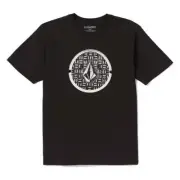 Volcom Men's Circle Stone New Black Short Sleeve T Shirt (NBK)