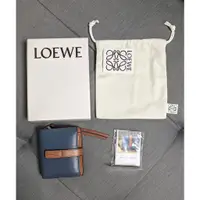 在飛比找蝦皮購物優惠-LOEWE loewe錢包 短夾 三折  二手8成新 2ND