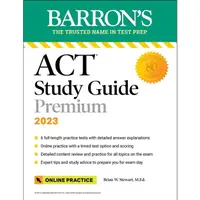 在飛比找蝦皮商城優惠-Barron's ACT Study Guide Premi