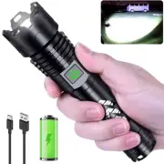 Rechargeable LED Flashlights 36.000 High Lumens, Super Bright Flashlight with...