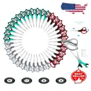 Bulk 36 Pack Sharp Scissors - 8.5 Inch Classic Style for Crafting & General Use