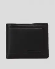 [Billabong] Billabong Men's Scope 2 In 1 Leather Wallet in Black One Size Black