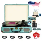 Compact USB Turntable with Bluetooth and Adjustable Cartridge – Music in Style