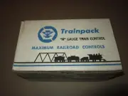"TRAINPACK" MODEL 100N "N" GAUGE TRAIN CONTROL TRANSFORMER N. O. S. SEE PICS