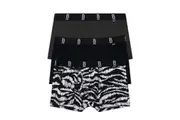 6 x Mens Bonds Super Comfy B For Bonds Black And White Trunks