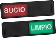 Zerodeko 3sets Sliding Magnet Sign Easy Installation Dishwasher Magnet for Clean/Dirty Indicator Hotel Use 2pcs*3