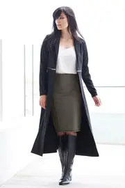 The Detachable Length Coat To Jacket--BKBD-111
