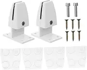 OSALADI 2Pcs Desk Partition Clamp for Office Use Divider Clip for Glass and Screen Baffle Stable Base for Workspace Partitioning Selection Random Color