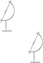 BELLIFFY Adjustable Metal Sphere Holder Stand for Crystal Ball Display Display Stand for Gem Mineral Ornament and Egg Decor Flexible and Sturdy Design