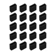 USB Male Plug Dust Covers 20 Pcs Silicone Line Protectors for Devices