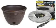 Liberty 1920 High Density Wicker Hose Pot and 50 Ft 304 Stainless Steel Bionic M
