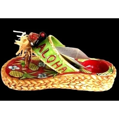 Hula Girl Votive holder Diane Artware Tea Light Hawaii Islands Rare Retired New