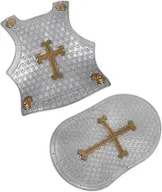 Kisangel 1Set Vintage Style Play and Chest Plate for Role Playing and Imaginative Play Safe and for Parent Interaction
