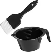 Beaupretty 1 Set Hair Dye Bowl with Brush Reusable Mixing Bowl and Hair Tinting Brush for Easy Coloring Highlighting and Bleaching Durable and Material for Home and Salon Use