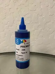 250ml Premium Pigment Cyan Ink Refill Kit for Canon PG-244/246/246XL