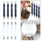 4Pcs Bed Sheet Fixed Clips Fastening Clips Non-slip Corner Straps Keeper Elastic