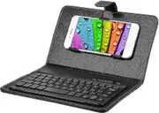 Portable Wireless Keyboard - Foldable Bluetooth Keyboard For Smartphone Tablet Laptop-black