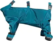 Fenteer Dog Pants Belly Protector Rain Snow Pants,Dustproof,Paw Protector Shoes Dog Suspender Boots for Pet Alking Running Outdoor, XL