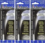 Fisher Space Pen - 3 Pressurized Cartridges Blue Ink Fine Point #SPR1F