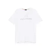 [Paul & Shark] Paul & Shark Logo-print Cotton T-shirt M WHITE