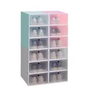 Storage Shoe Box Transparent Drawer-type Organizer Shoe Box Shoe Cabinet Plastic