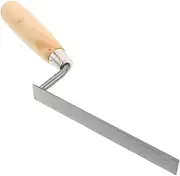 Holibanna Multi-purpose Stainless Steel Corner Trowel For Plastering And Tiling Pointing Trowel Bricklaying Shovel With Wood Handle 2cm