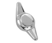UNIVERAL 24T GENUINE OG LOWRIDER KNOCK-OFF 3/8 AXLE 648 CHROME