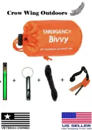 Waterproof Emergency Compact Sleeping Bag Survival Thermal Mylar Blanket Shelter