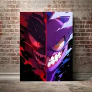 Monster Night Elf Gengar peripheral posters modern room decoration 55x80cm F