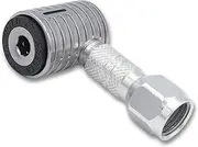 JACO Lightning XP Locking Presta Air Chuck for Bike Tires - 1/4" F-NPT (Open Flow) | Quick-Connect Presta Attachment for Tire Inflators (Patented)