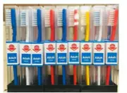 Jamaican Adult Hard Toothbrush Strong And Firm (Assorted colors 6Pieces)