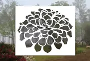 Flower With Large Petals Reusable Stencil (Many Sizes)