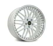 20x8.5 Simmons OM-1 White Mirror Lip 5/108 P10 Wheel