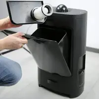 在飛比找樂天市場購物網優惠-發廊專用吸塵器自動吸頭發垃圾桶紅外感應智能強力清掃垃圾桶