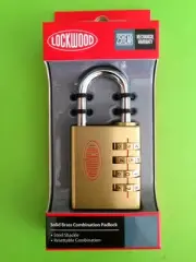 New Lockwood Combination Padlock 150/40/130/DP brisbane pickup fine