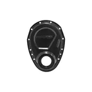 Aeroflow Brand Stamped Steel Timing Cover Black Suit Small Block Chevy