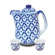 Tea Pot Tall and 2 x Tea Cups