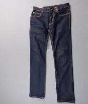 Driza-Bone Jeans Mens 30 Blue Straight Leg Construction Cotton Denim Dark Wash