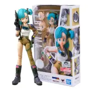 13.5cm Anime Dragon Ball Figures Bulma Goku Action Figure Movable PVC Collection