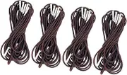 Ｂｅｓｇａ 4Pcs Chair Replacement Cords Laces 1.4M and 2.2M Ropes Bungee Chairs Sun Lounger Outdoor Chair Repair Cords Elastic Cords, Coffee