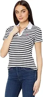 [Tommy Hilfiger] Women's Classic Short Sleeve Polo (Standard and Plus Size)