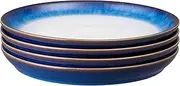 [Denby] Blue Haze 4 Piece Coupe Dinner Plate Set