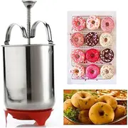 AARNAV Stainless Steel Doughnuts Maker with Stand | Medu Vada Maker Machine with Stand | Medu Vada and Donut Maker Machine For Perfectly Shaped Homemade Donuts and Crispy Medu Vadas