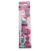 Hello Kitty FIREFLY Toothbrush w Suction Cup Stand n Travel Cap Oral Care Kit