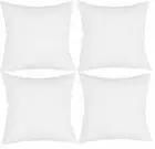 4 Cushion Pillow Inserts 45 x 45 cm White Hypoallergenic Fibre Australian Made
