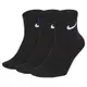 NIKE SX7677-010 Everyday Lightweight Socks 訓練 短襪 腳踝襪 (黑色三入)