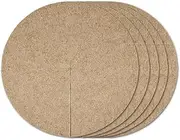 La cordeline 5 Natural Mulch Discs 40 cm Hemp Felt 600 g/m² - Protection Against Weeds, Cold and Evaporation