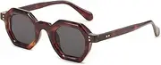 [FEISEDY] Octagon Sunglasses for Women Thick Frame Sunglasses Fashion Rectangle Sun glasses Summer Sunglasses UV400 B0097